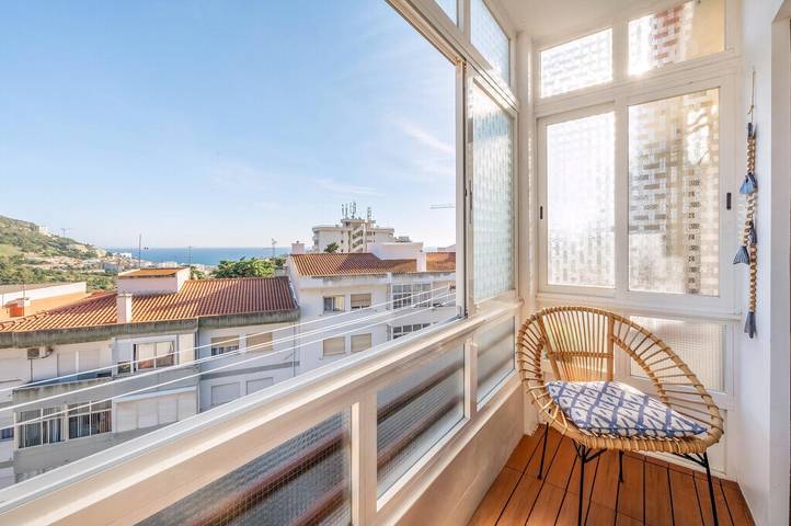 Ganze Wohnung, Ferienwohnung für 4 Personen mit Balkon in Sesimbra, Halbinsel von Setúbal