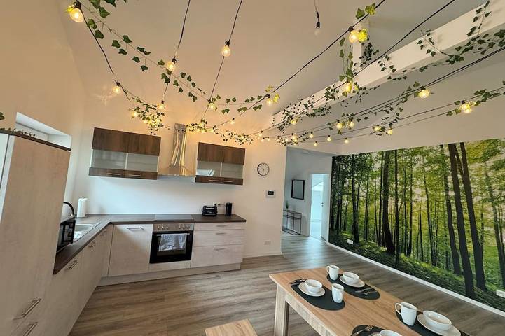 Ferienwohnung für 5 Personen, mit Terrasse und Garten