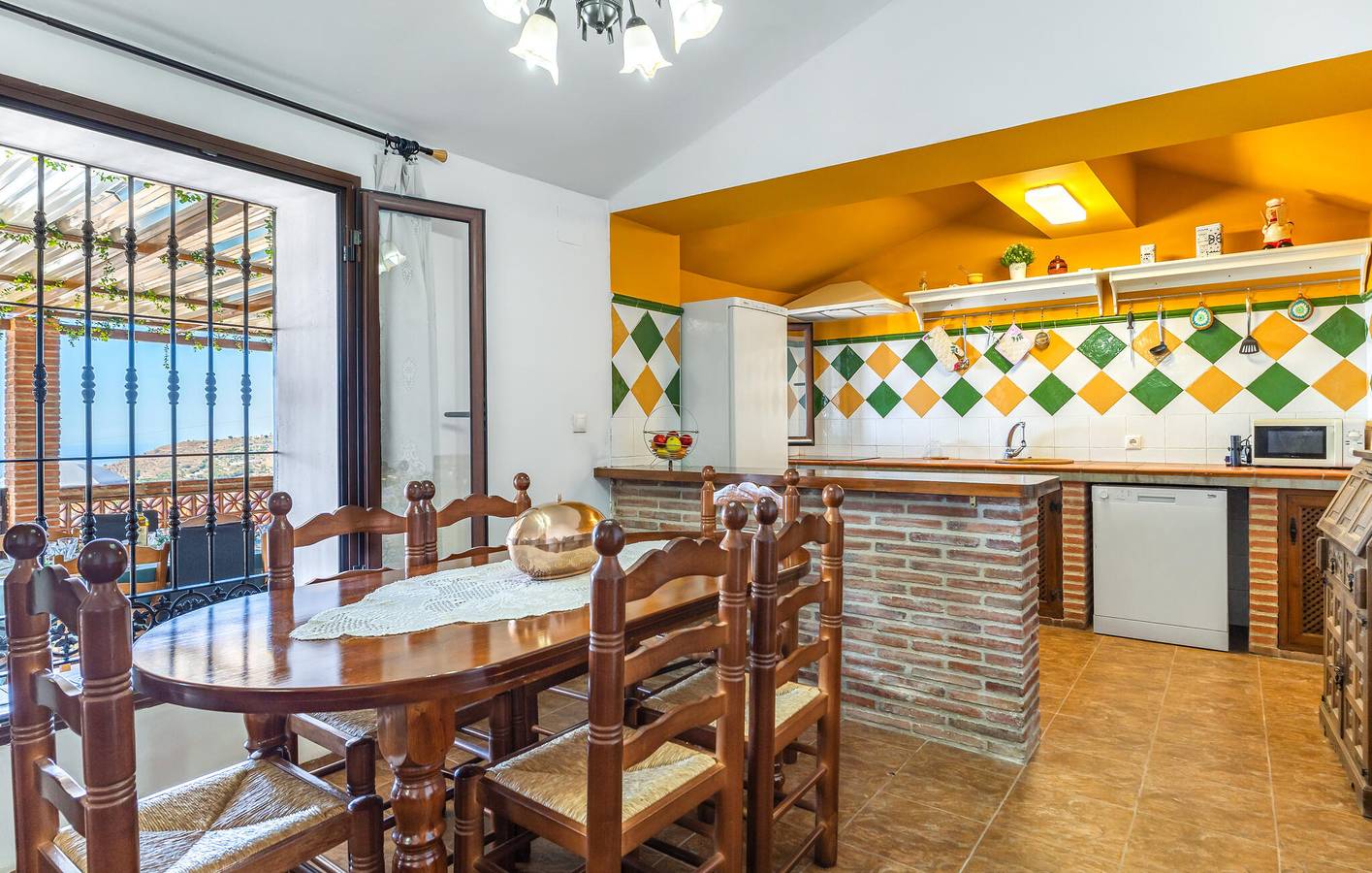 Apartment mit Meerblick, Pool, Terrasse und Parkplatz in El Torrox in Torrox, Cordillera Penibética