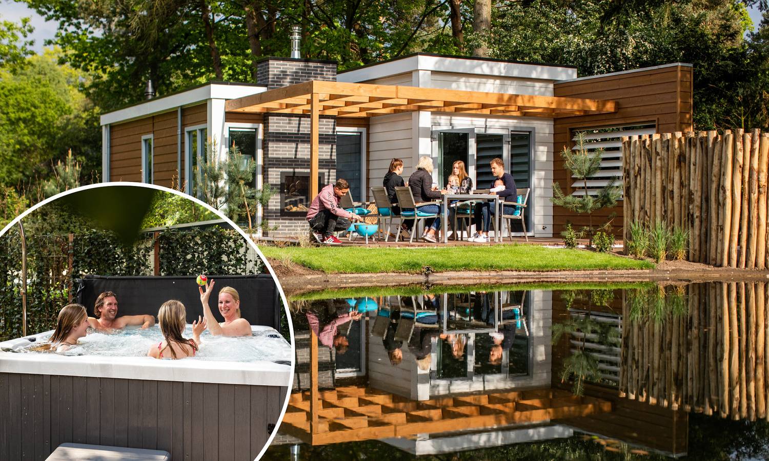 Landgoed de Scheleberg — Lodge Royal 4 Personen Wellness (Spa) in Hoge Veluwe