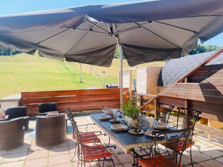 Gîte pour 4 personnes, avec Terrasse ainsi que Sauna et Vue à Ancelle - 4