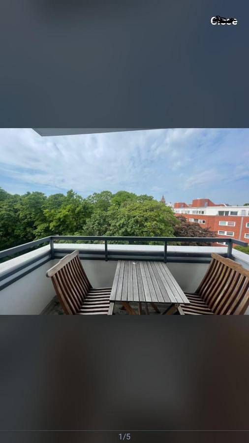 Vakantieappartement voor 2 personen, met balkon en uitzicht in Berlijn