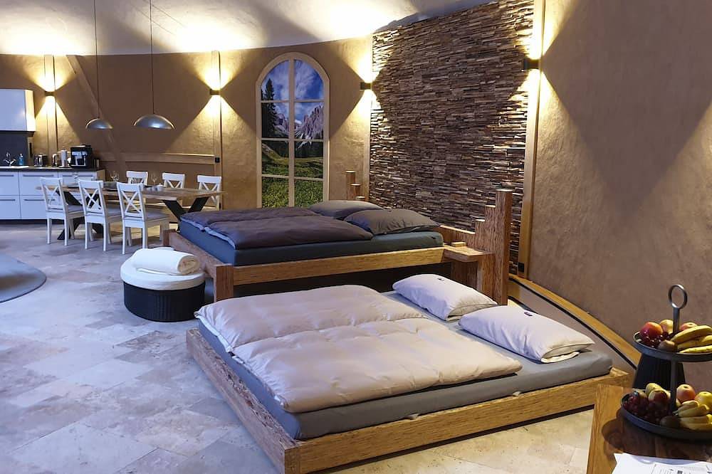 Ganze Wohnung, Wellness-Speicher Ferienwohnung mit Sauna, Whirlpool, Frühstück und mehr in Freital, Sächsisches Elbland