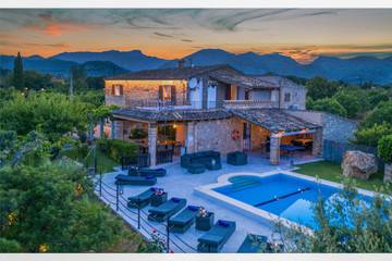 Ferienhaus in Pollença, Serra de Tramuntana für 10 