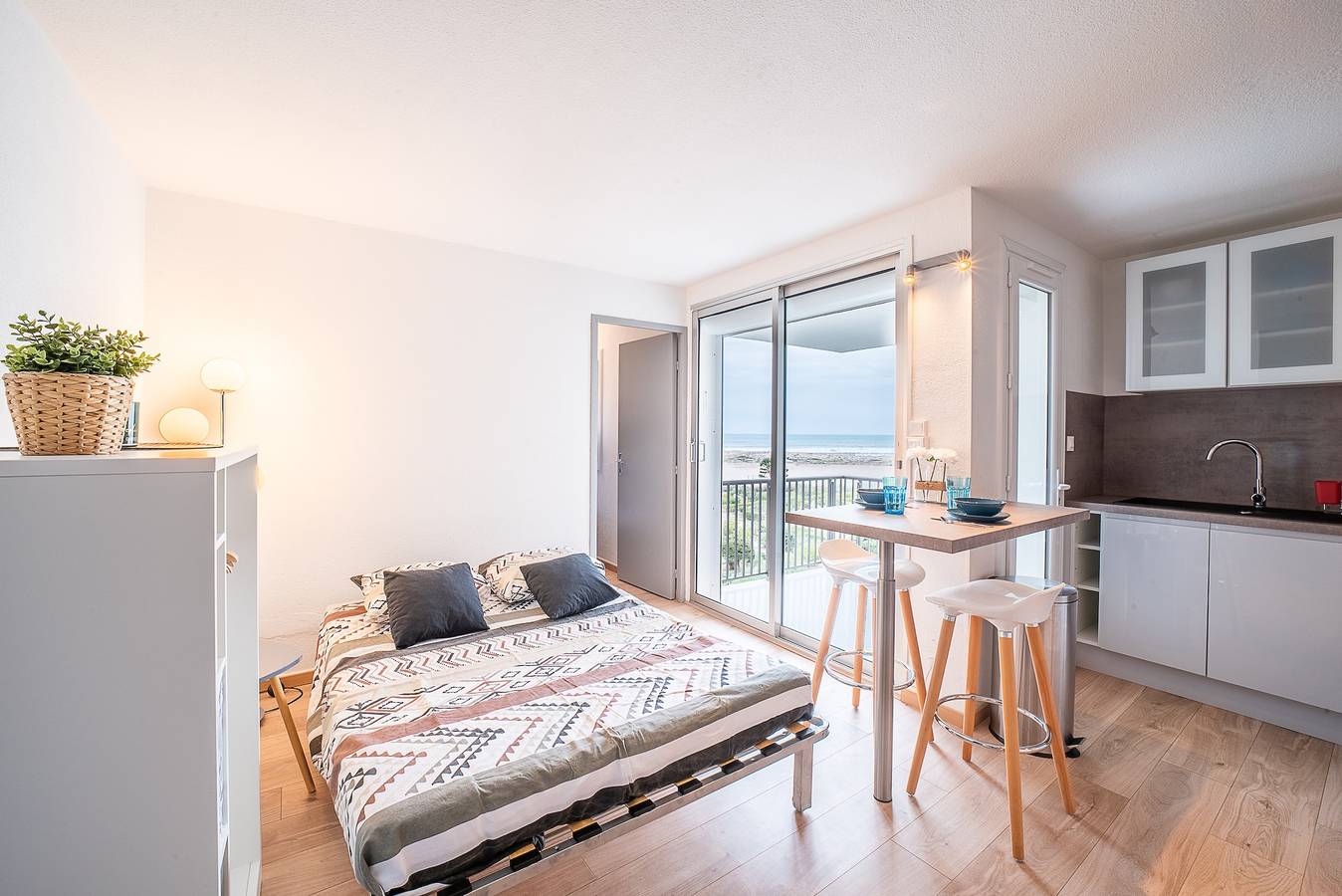 Appartement entier, Le Bleu Soleil - Bel appt pour 4 vue mer in Le Barcarès, Côte d'Améthyste