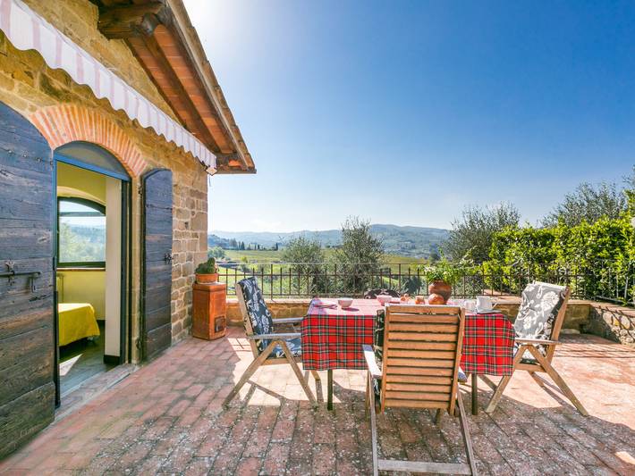 Gîte pour 4 personnes, avec jardin ainsi que vue et balcon à Greve In Chianti - 3
