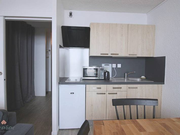 Ganzes Studio, Studio-Kabine 4/5 Pers, Südbalkon, Tv, ausgestattete Küche, Skiraum in Piau-Engaly, Aragnouet