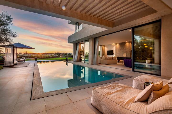 Villa für 8 Personen, mit Terrasse und Garten in Marrakesch