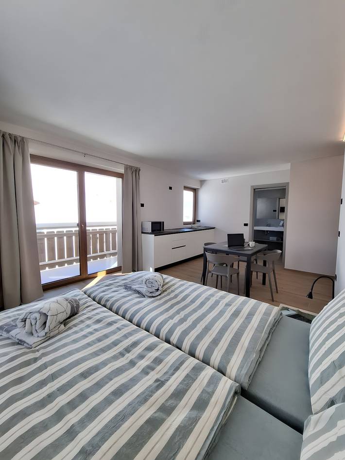 Studio voor 2 personen, met balkon in Livigno