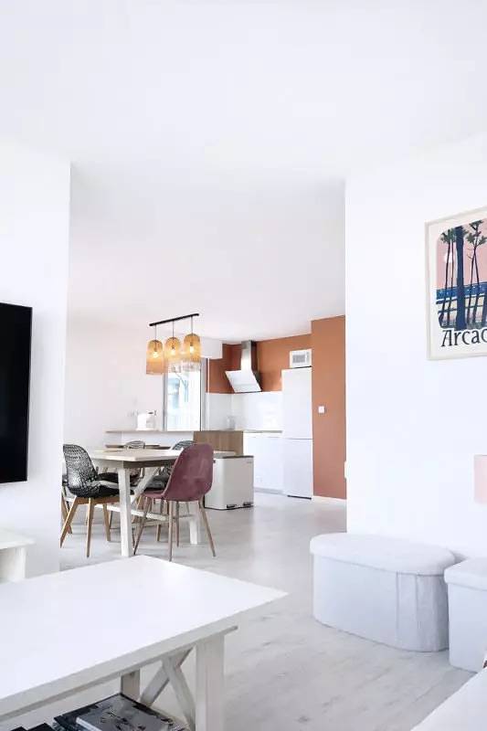 Gîte pour 6 personnes, avec vue et balcon dans Office De Tourisme D Arcachon