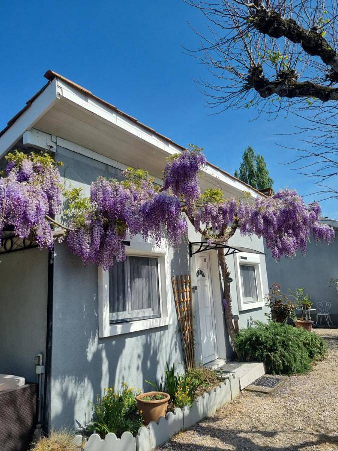 Maison de vacances pour 2 personnes, avec Terrasse et Jardin ainsi que Piscine et Vue