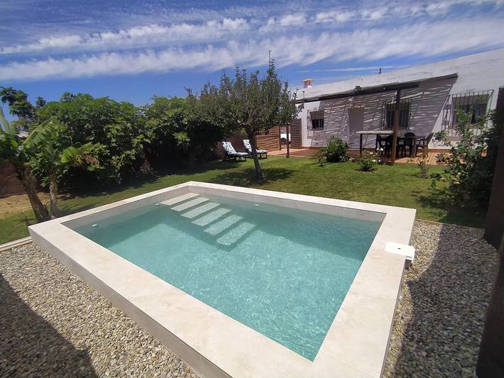 Casa de vacaciones "Villa Zajara" con piscina, jardín, terrazas y Wi-Fi in Conil de la Frontera, Costa de la Luz