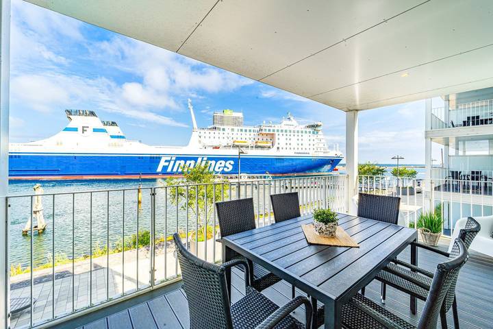 Ferienwohnung für 6 Personen, mit Balkon und Sauna sowie Whirlpool, mit Haustier in Priwall