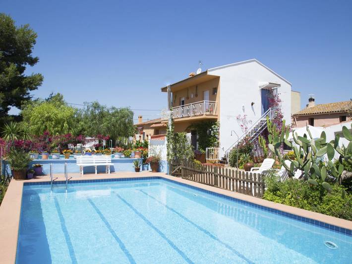 Casa de vacaciones para 9 personas, con balcón y jardín - 1