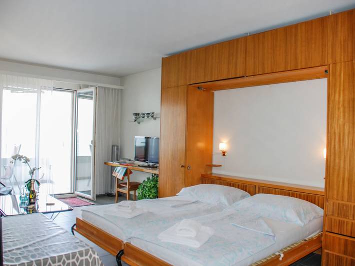 Ferienwohnung für 2 Personen, mit Balkon und Seeblick sowie Ausblick in Lugano - 2