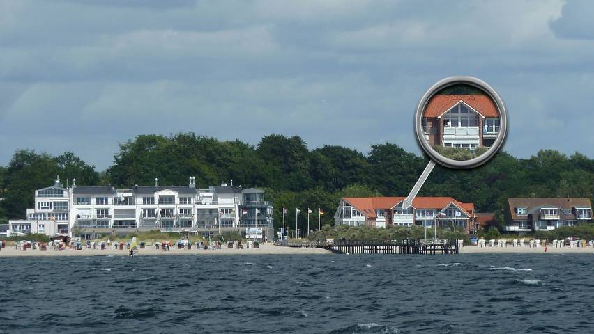 Ferienwohnung für 2 Personen, mit Balkon in Südstrand Pelzerhaken