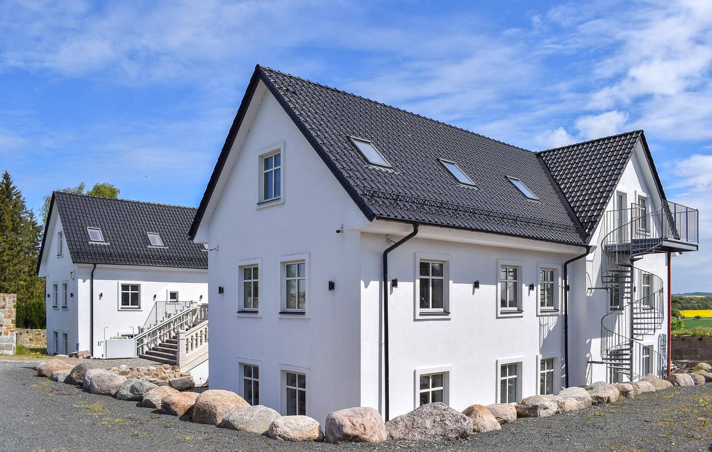 Lägenhet för 5 Personer, med trädgård