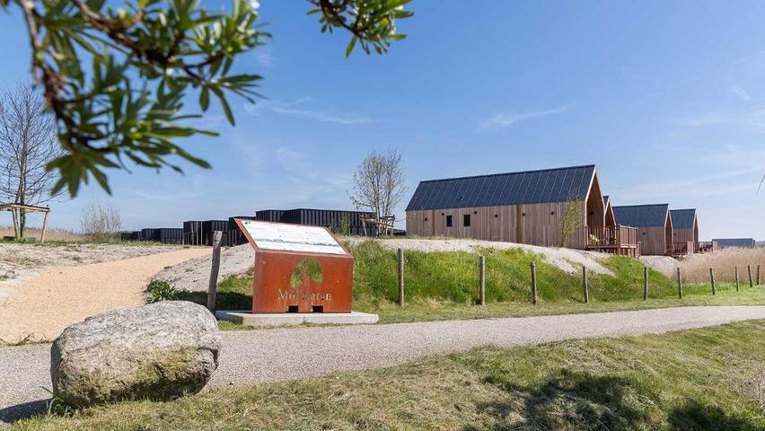 Camping für 6 Personen, mit Ausblick und Terrasse, mit Haustier in Zeeland - 3