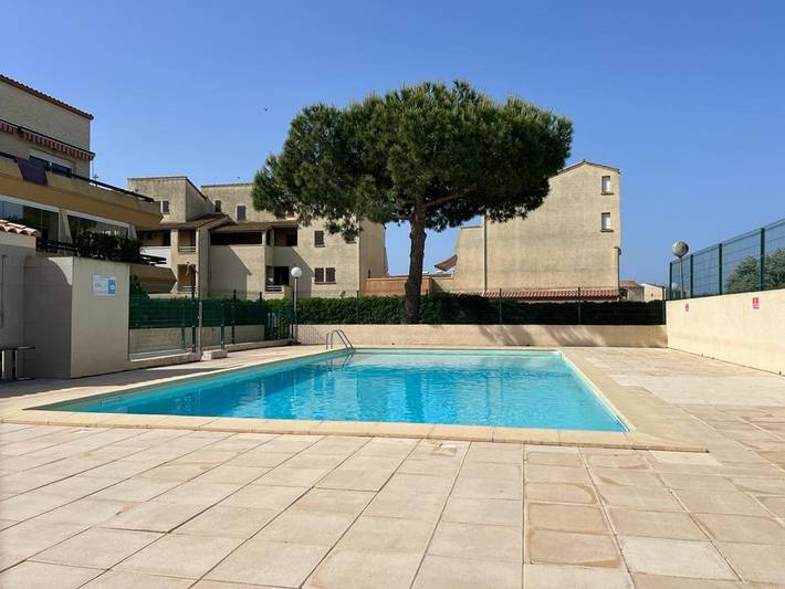 Appartement de vacances pour 6 personnes, avec terrasse et piscine à Marseillan