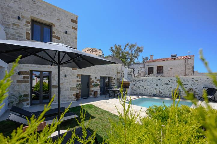 Ferienhaus für 5 Personen, mit Balkon und Terrasse sowie Garten