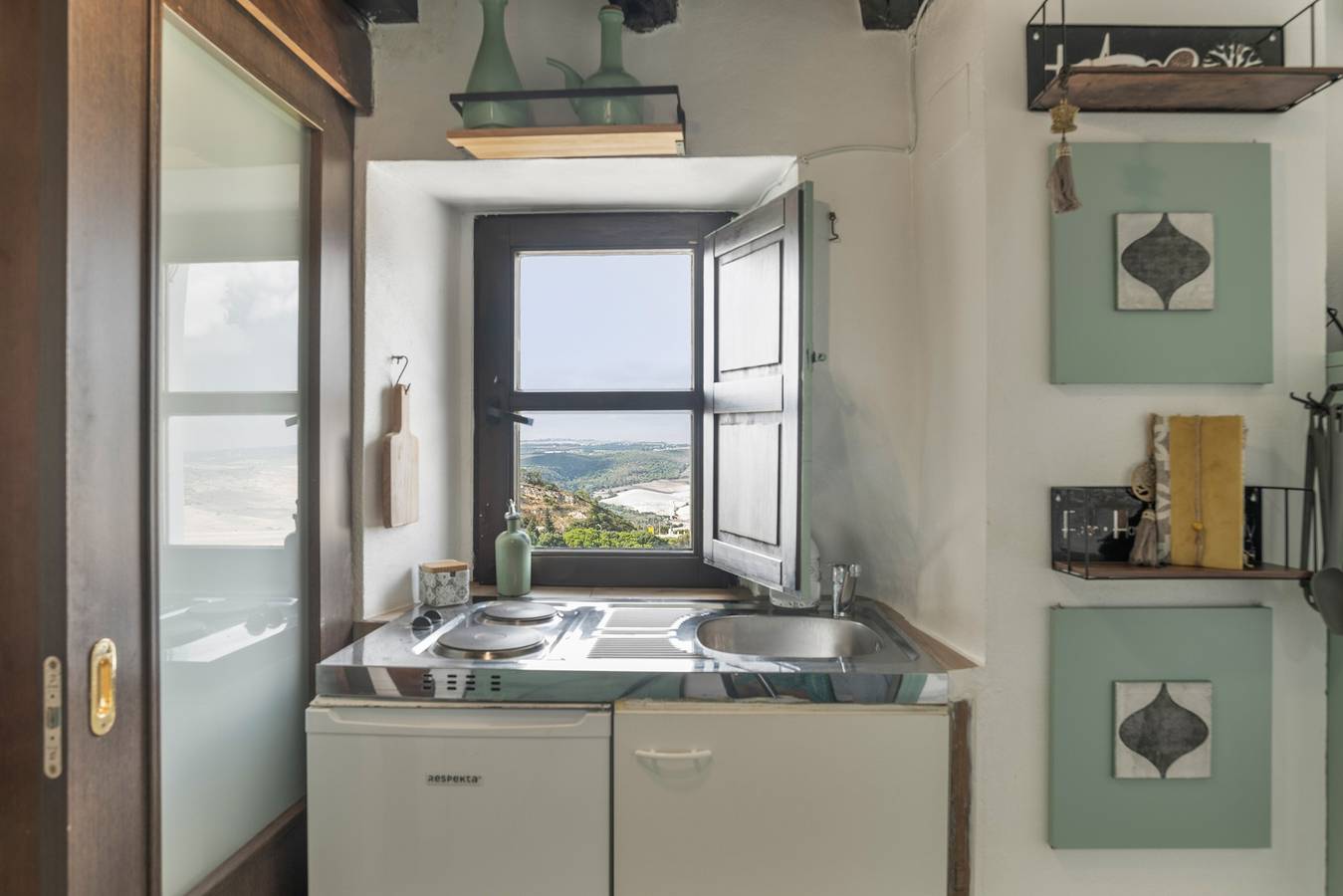 Estúdio inteiro, Estúdio 'Casa Bakara Estúdio' com vista para a montanha e Wi-Fi in Vejer de la Frontera, Costa de la luz