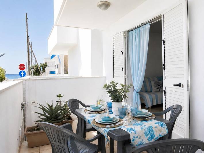 Ferienhaus für 6 Personen, mit Balkon und Terrasse sowie Garten und Ausblick in Torre Dell'orso - 3