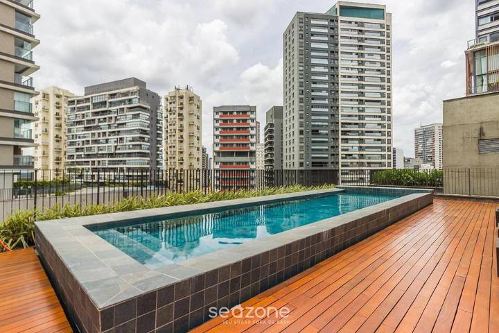 Casas e apartamentos de temporada para 4 pessoas, com piscina e terraço em Pinheiros