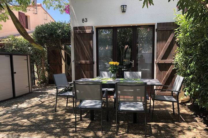 Maison de vacances pour 6 personnes, avec jardin et piscine dans Saint-Cyprien-Plage