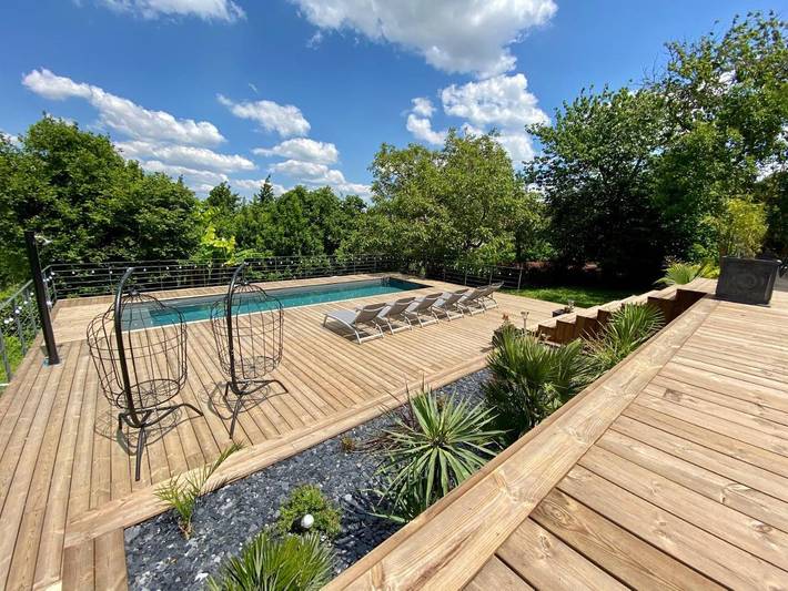 Maison de vacances pour 10 personnes, avec jardin ainsi que vue et piscine, animaux acceptés - 1