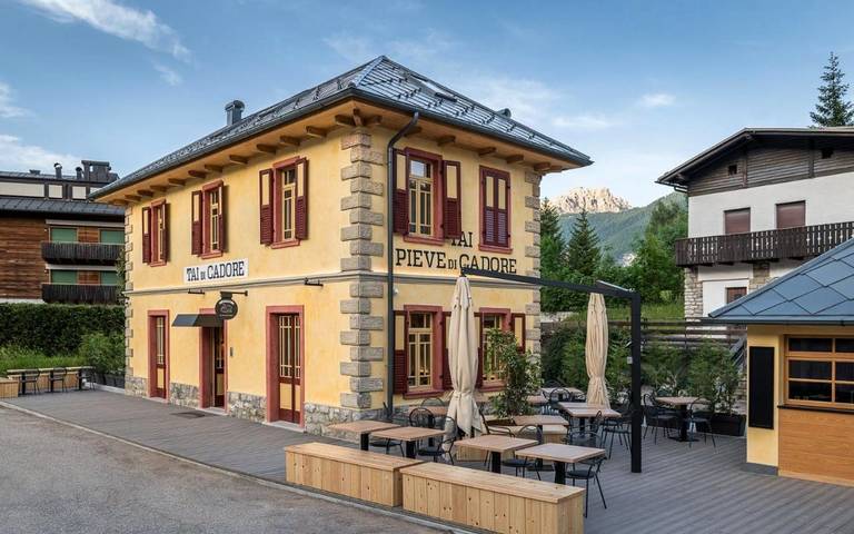 Hôtel pour 4 personnes, avec Terrasse et Vue à Pieve di Cadore
