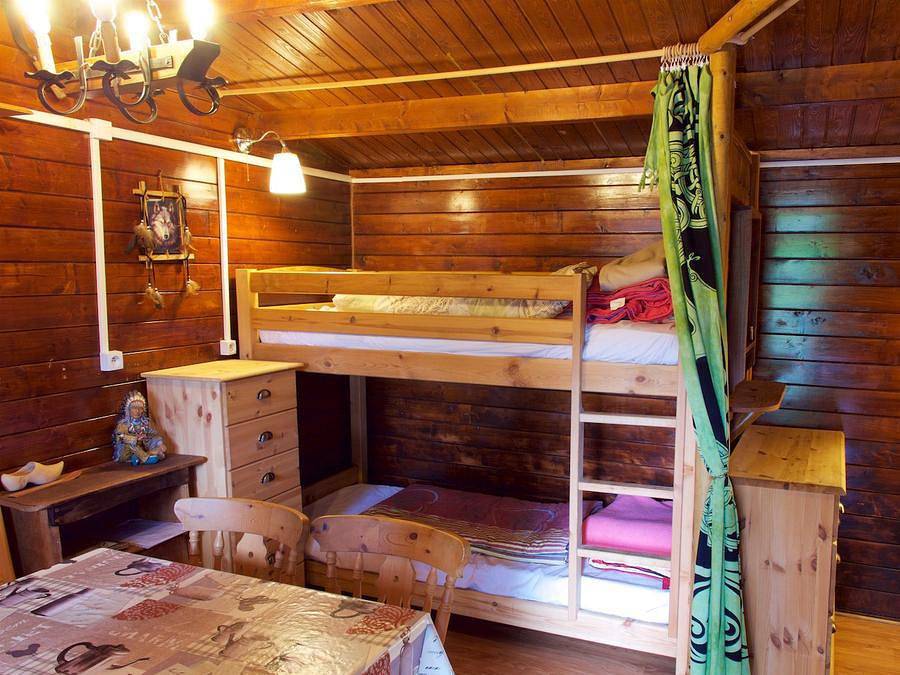 Camping L'etang D'aleth - Bungalow 4 personas - Familia Cabane Trappeurs in Saint-Malo-de-Beignon, Región de Vannes