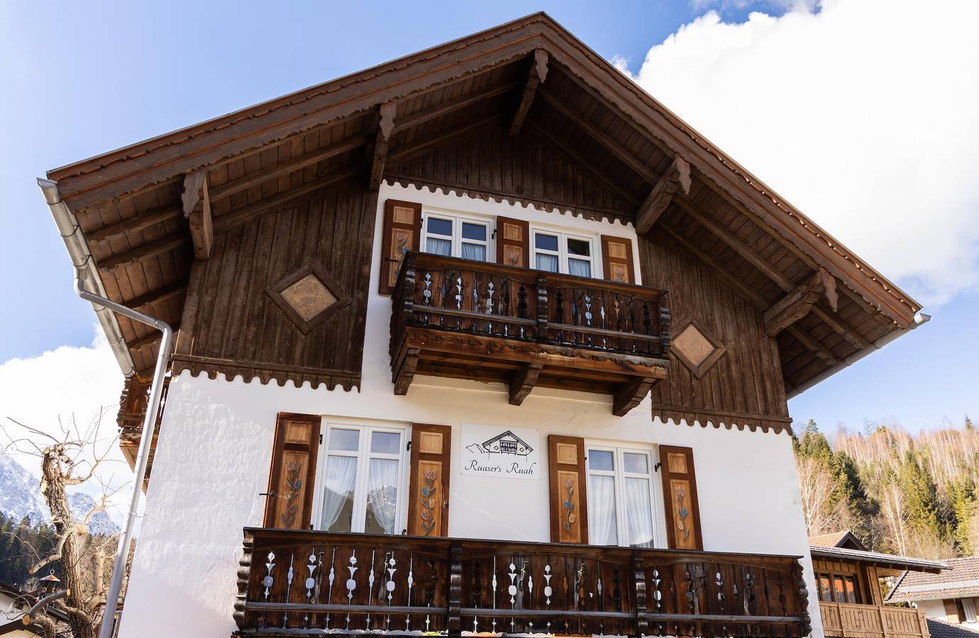 Apartamento vacacional entero, "Nr. 2" - Fewo/1 Schlafraum/Dusche, Wc in Mittenwald, Alpes Bávaros