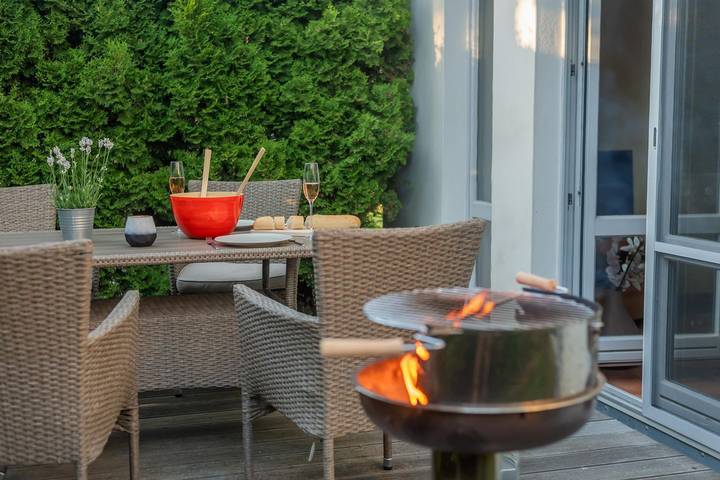 Ferienhaus für 4 Personen, mit Sauna und Garten