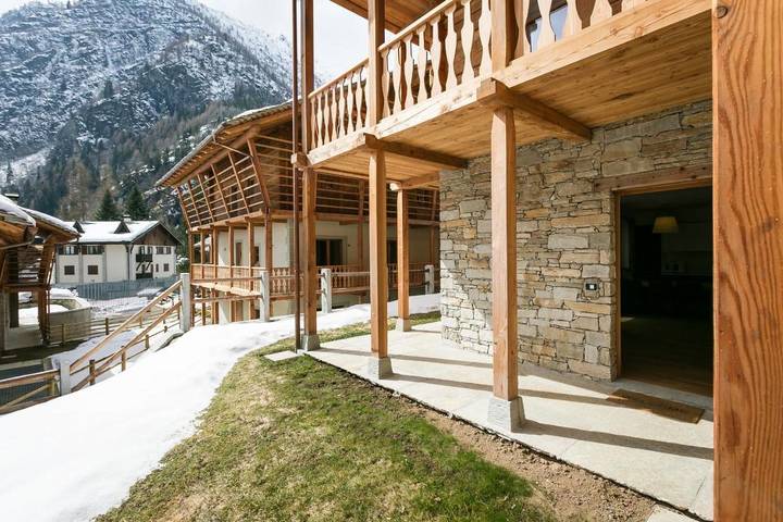 Gîte pour 2 personnes, avec jardin et vue, animaux acceptés à Alagna Valsesia - 4