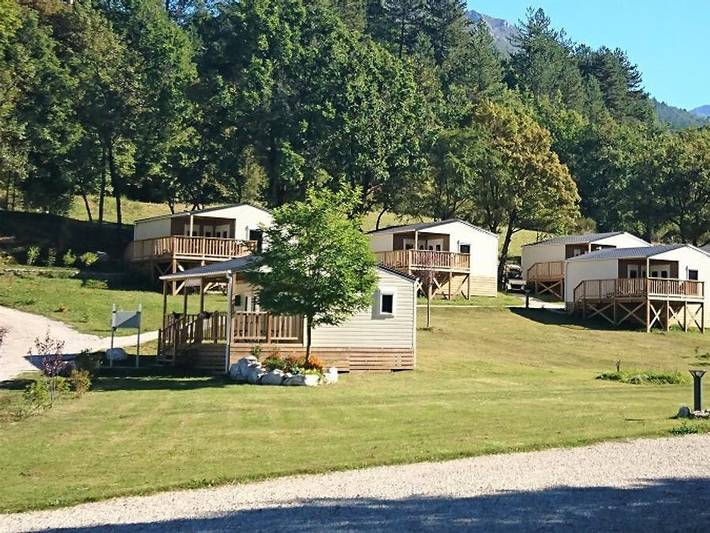 Camping White Rock - Chalet 4 personen - Vanille (Bergblick) 2 Zimmer in Castellane, Castellane und Umgebung