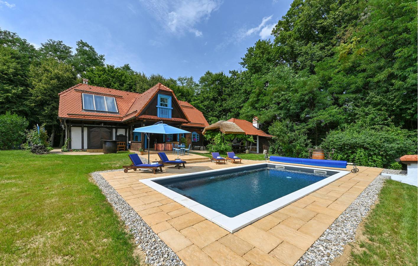 Gemütliche Ferienwohnung mit Pool, Terrasse und WLAN in der Nähe des Stadtzentrums von Zlatar in Krapina-Zagorje