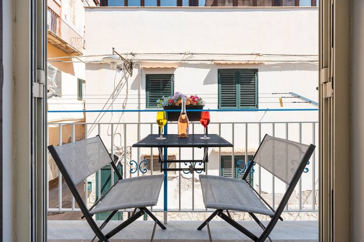 Vakantiewoning voor 4 personen, met balkon in Palermo