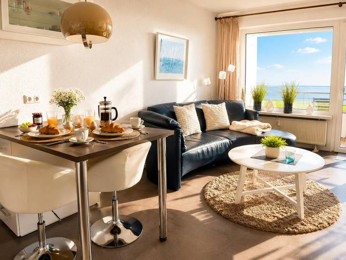 Ferienwohnung für 2 Personen, mit Meerblick und Balkon in Cuxhaven (Stadt) - 4
