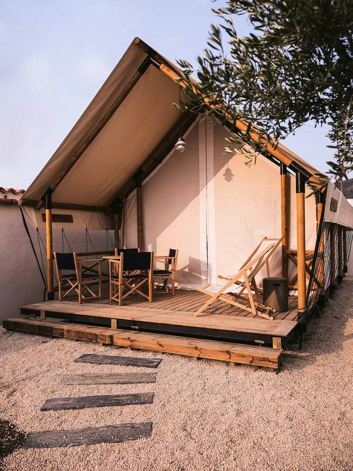 Camping für 2 Personen, mit Terrasse und Pool an der Costa Brava - 4