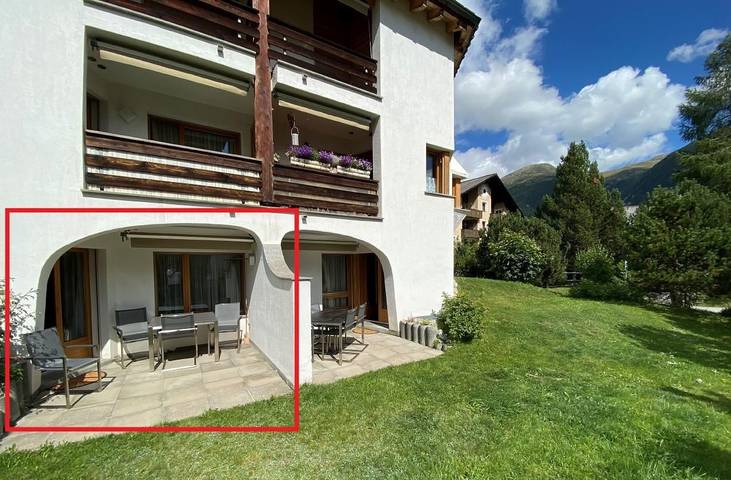 Ferienwohnung für 2 Personen, mit Terrasse und Garten in Bever - 4