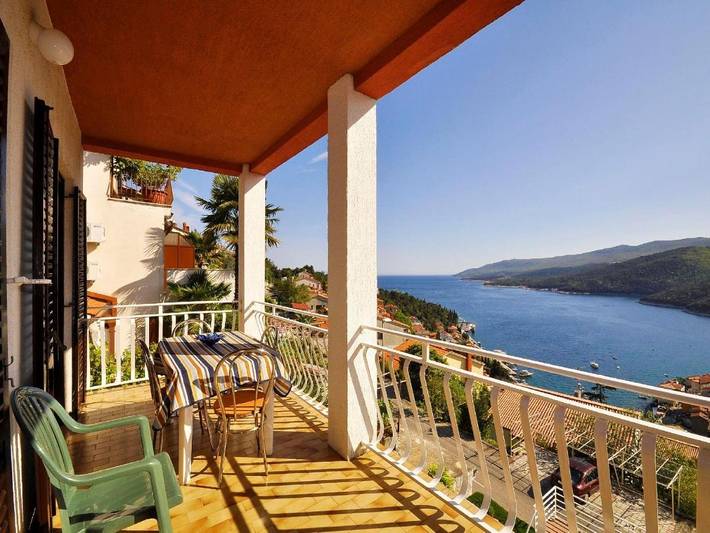 Maison d’hôte pour 4 personnes, avec balcon à Rabac - 2