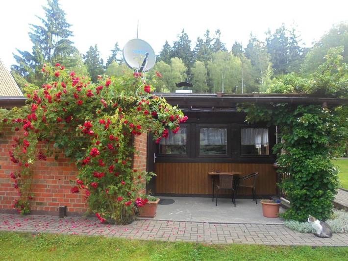 Ferienhaus für 4 Personen, mit Garten und Ausblick sowie Terrasse
