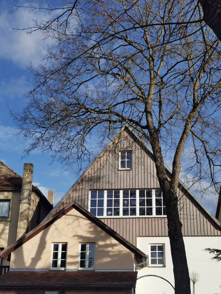 Ferienwohnung für 3 Personen, mit Balkon/Terrasse und Whirlpool sowie Terrasse und Garten in Rothenburg ob der Tauber