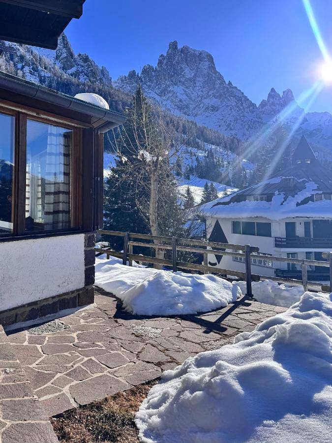 Gîte pour 6 personnes, avec vue et jardin, animaux acceptés à San Martino di Castrozza