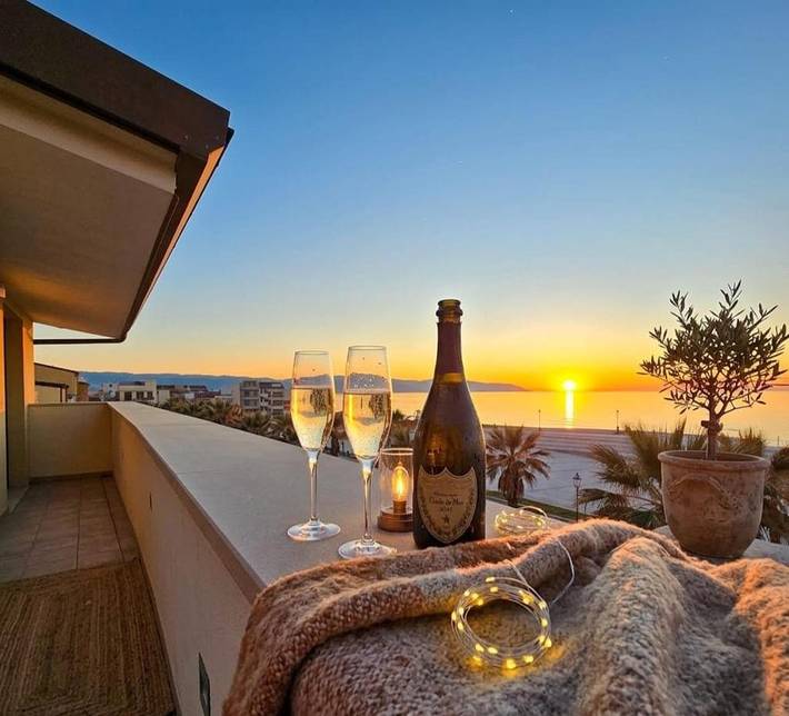 Ferienwohnung für 6 Personen, mit Terrasse und Ausblick