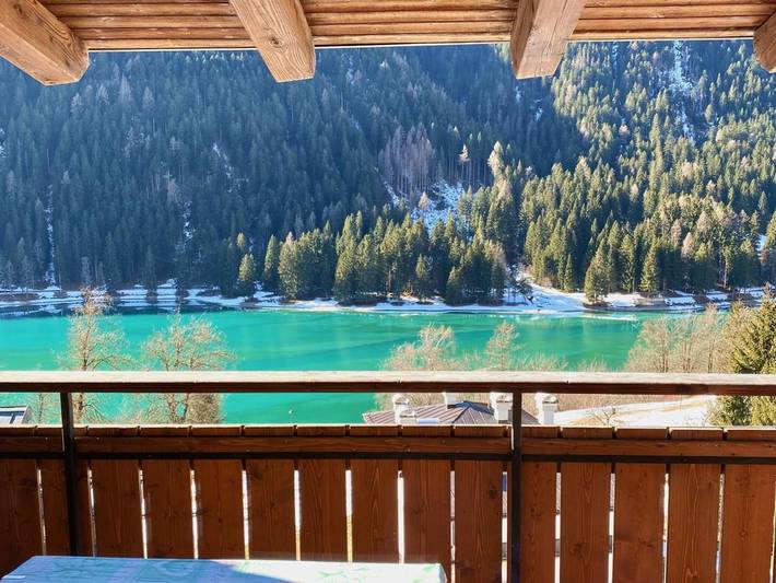 Appartamento per 4 persone, con Balcone e Terrazza nonché Vista lago e Panorama a Auronzo di Cadore