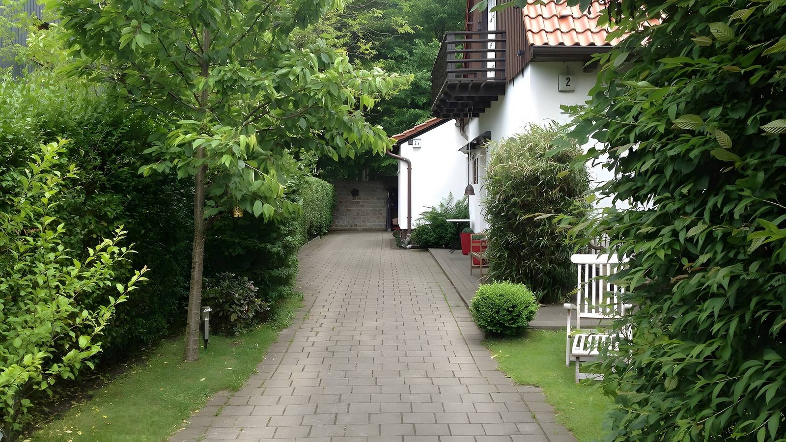 Geheel appartement, Appartement 'Für 4 Personen 40 m²' met Privéterras, Gedeelde Tuin en Wi-Fi in Hamburg-Nord, Hamburg