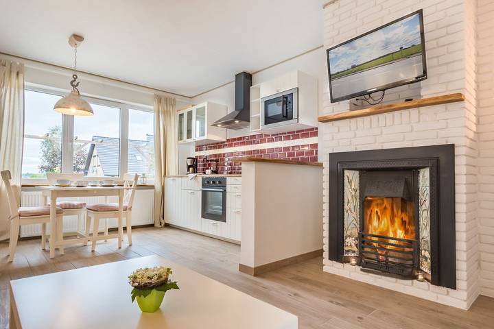 Ferienwohnung für 3 Personen, mit Terrasse und Garten