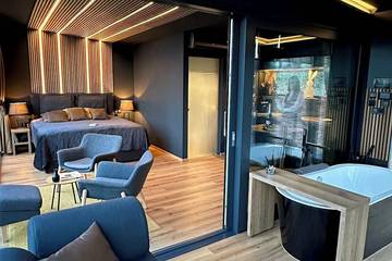 Blockhütte für 2 Personen in Bogdan, Mittelungarn, Bild 1