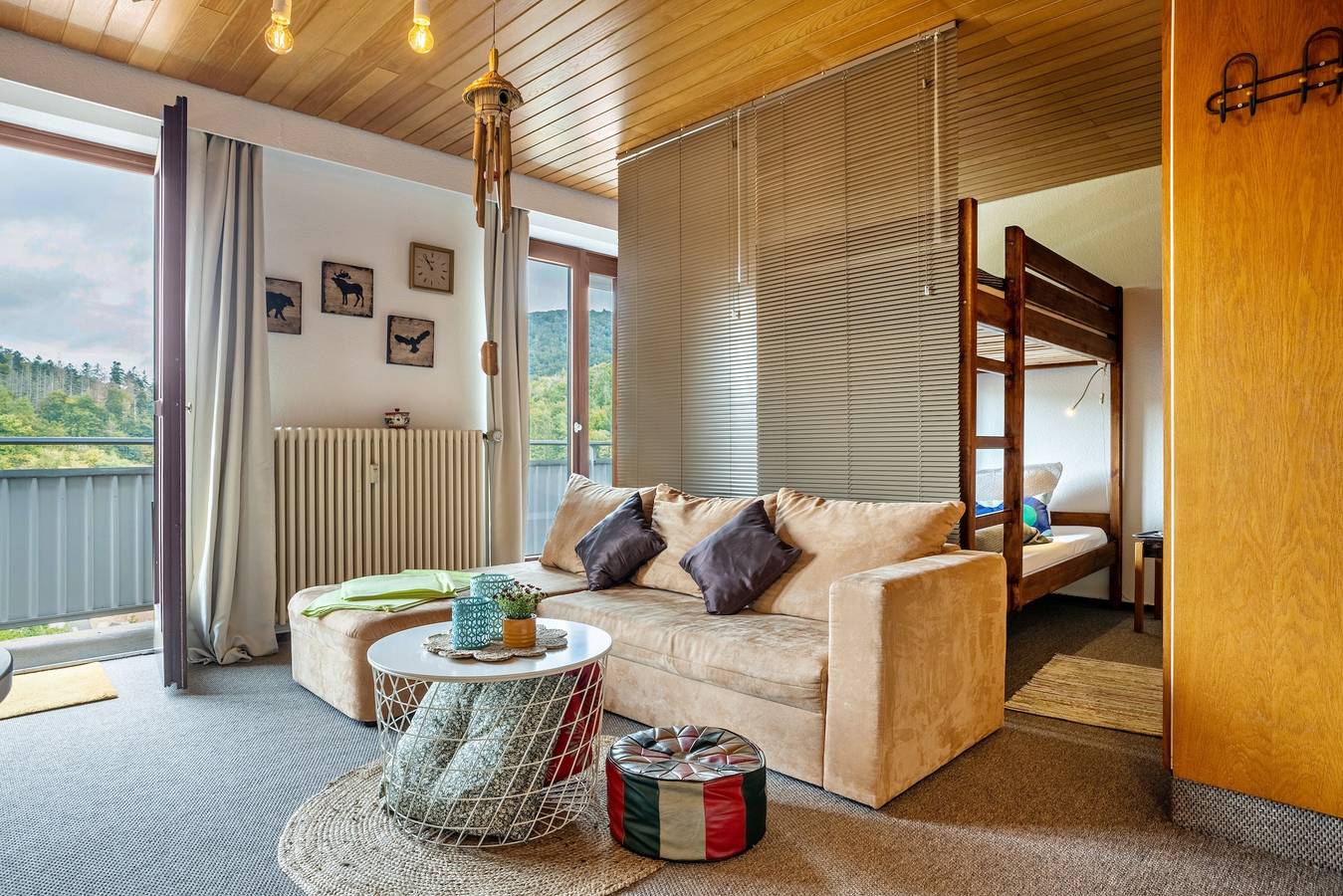 Ganze Wohnung, Ferienwohnung "Grundblick" mit Bergblick, Balkon und Wlan in Bad Grund, Harzvorland